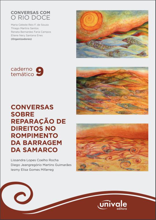 Capa do livro Conversas sobre reparação de direitos no rompimento da barragem da Samarco