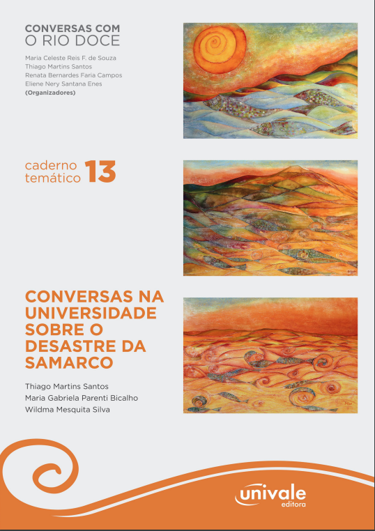 Capa do livro Conversas na universidade sobre o desastre da Samarco